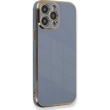 Efnaz Style Apple iPhone 15 Pro Kılıf Volet Silikon - Mavi