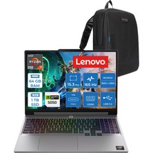 Lenovo Loq 15AHP11 Amd Ryzen 7 250 64GB Ddr5 1tb SSD 8gb RTX5050 15.3" Wuxga IPS 165Hz Freedos Oyun Bilgisayarı 883TN0097TRF27