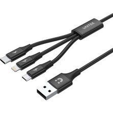 Unitek Unıtek Usb-A 3in1 2.4A Hızlı Şarj Kablosu