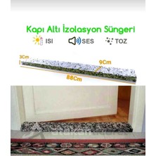 Nisibis Home 1 Adet Kapı Altı Rüzgar Önleyici Kapı Altı Izolasyon Süngeri Kapı Altı Eşik Süngeri Rüzgar Önleyici