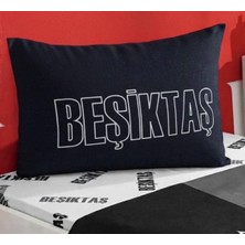 Taç Zorluteks Outbeşiktaş Logolu Tek Kişilik Pamuk Lastikli Çarşaf Seti 2 Parça (120X200 cm Çarşaf Serisi