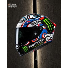 Hjc Rpha 1 V2 Carbon Quartararo Le Mans 3 Karbon Kapalı Kask E1450