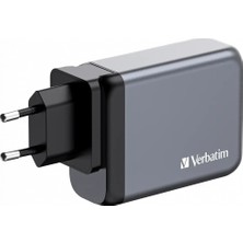 Verbatim 32202 - V GNC-100 Gan Charger 100W 3-Usb-C /  1-Usb-A  Çıkışa Sahiptir