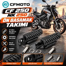 Imza Motor Cfmoto 250 Nk Ön Sürücü Basamak Takımı Siyah (Sağ/sol Komple)
