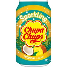 Chupa Chups Tropical Flavoured Sparkling Drink 345ML