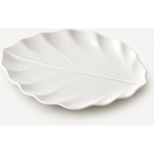 Be Original Pera 23 cm Leaf Sunum Tabağı | Porselen Yaprak Formlu Servis Tabağı