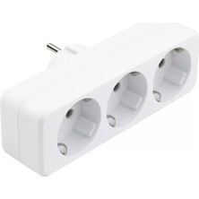 Omrs Store De-Pa DPA-10011 Üçlü Golyat Düz Fiş Priz 250V 16A 3500W