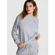 Victoria's Secret Campus Cotton Long-Sleeve T-Shirt