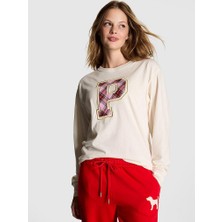 Victoria's Secret Campus Cotton Long-Sleeve T-Shirt