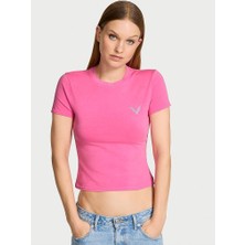Victoria's Secret Stretch Cotton Slim-Fit T-Shirt
