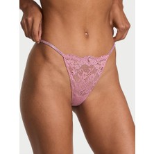 Victoria's Secret Twinkle Strappy Lace V-String Panty