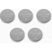 Efnaz Style CR1216 Süper Lityum 3V 5’li Kart Düğme Pil
