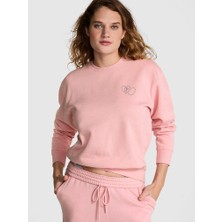 Victoria's Secret Ivy Crew Fleece Sweatshirt