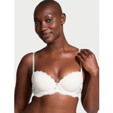Victoria's Secret Smooth Lace Lightly Lined Classic Coverage Demi Bra