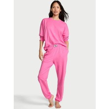 Victoria's Secret 100% Cotton Shimmer Long Pajama Set