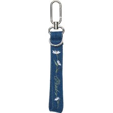 Victoria's Secret Denim Wristlet Keychain