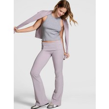 Victoria's Secret Foldover-Waist Flare Leggings