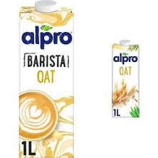 Tr Barista Yulaf Bitkisel Içeceği, 1l ve Alpro Yulaf Bitki Bazlı Içecek 1 L