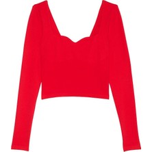 Victoria's Secret Soft Seamless Long-Sleeve Sweetheart Neck Top