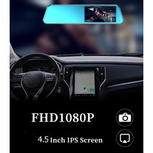 Tr PRS-S16 Araç Içi Kamera, 1080P Full Hd, 4.5'' IPS Ekran, Çift Kamera, Geri Görüş Kamerası
