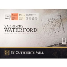 Tr St Cuthberts Mill Waterford Hp Blocks White Sulu Boya Kağıdı, 300 Gr, 310X230MM, 20 Sayfa