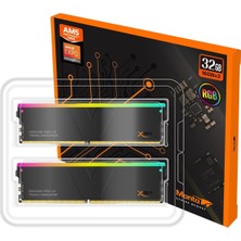 Tr Manta Xsky Rgb 32GB (2X16GB) Ddr5 6400MT/S CL32, Amd Expo Uyumlu, Sk Hynix Ic, Oyun Masaüstü Be