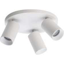 Tr Metal Hareketli Modern Beyaz 3lü LED Spot Avize Beyaz Ampullü, RY802147SY