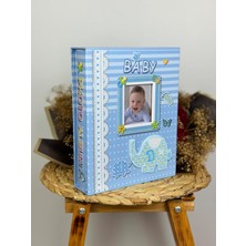 Tr Rabsev RS031 Bebek Fotoğraf Albümü 10X15CM 200 Fotoğraf Kapasiteli Kutulu Pencereli Bebek Alb