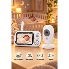 Blackbird Game Center Harvox BC-001 Bebek Kamerası LCD Ekranlı Gece Görüşlü Bebek Telsizi Bebek Odası Kamerası Monitörü