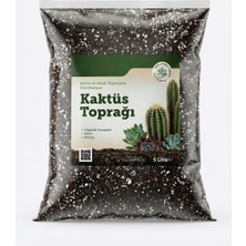 Tr Kaktüs Toprağı (5 Litre) Organik Cocopeat Perlit Pomza Karışımlı Kaktüs ve Sukulent Topr