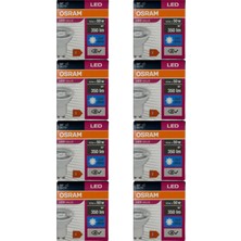 Tr LED Ampul, 4.5W (50W), GU10, PAR16 Spot, Günışığı, 8 Adet
