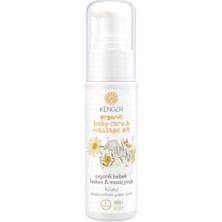 Tr Organik Bebek Bakım & Masaj Yağı, E Vitamini Zengin, Vegan ve Cosmos Organic Sertifikalı, 50