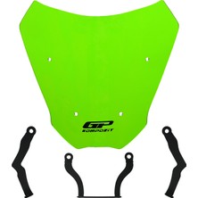 GP Kompozit CF Moto 700 CL-X 2022-2026 Uyumlu Ön Cam Yeşil - 27 cm