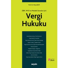 Seçkin Yayıncılık (Iibf, Myo ve Mesleki Sınavlar Için)Vergi Hukuku (Myo)