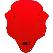 GP Kompozit Aprilia Tuono 660 Factory 2021-2024 Uyumlu Ön Cam Kırmızı - 40 cm