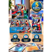 Toyfest Pokémon Mega Brave Japonca Booster Pack Koleksiyon Kartı 5 Kartlı 1 Paket