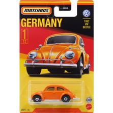 Matchbox 1962 Vw Beetle - Turuncu - Germany - 2021 - GWL52 - 1/64