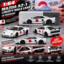 Efnaz Style 1/64 Mazda Az-1 Liberty Walk LB40 Lb-Hinomaru (Adet Fiyatıdır)