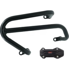 Gp Kompozit Honda Sh 125 2026 Uyumlu Egzoz Koruma Demiri Siyah