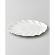 Be Original Pera 30 cm Leaf Sunum Tabağı | Porselen Yaprak Formlu Servis Tabağı