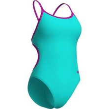 Arena Women's Swımsuıt Lace Back Solıd Water-Very Fuchsıa