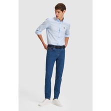 U.S. Polo Assn. Erkek Açık Mavi Slim Fit Jean Pantolon 50325194-DN0013