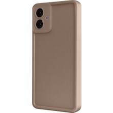 Bezos Samsung Galaxy A07 4g Uyumlu Viera Silikon - Kahverengi