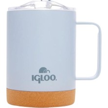 Çelik Mug Termos - Igloo - Cork - 350ML - Duman Mavi - 205696