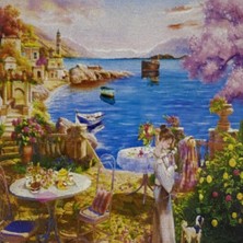 Tr 5d Yapışan Boncuk Mozaik Tablo 40 * 50 cm S3