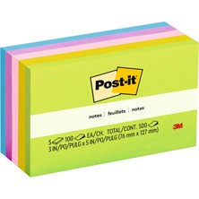 Tr Pop-Up Notlar, 3x3 Inç, 5 Ped, Amerika'nın 1 Numaralı Favori Yapışkan Notları, Çiçekli Fa