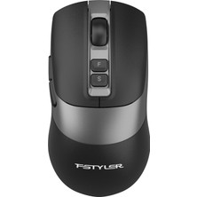 Tr A4 Tech FG50S Plus Silent (Sessiz) Optik 3200DPI 2.4ghz Kablosuz Mouse | Siyah | Çift Tıklama |