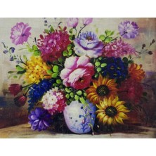 Tr 5d Yapışan Boncuk Mozaik Tablo 30 * 40 cm Xrr4