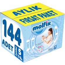 Tr Bebek Bezi Beden 5 (11-18 Kg) Junior, 144 Adet