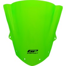 GP Kompozit Kawasaki ZX-10R 2008-2010 Uyumlu Ön Cam Yeşil - 34 cm
